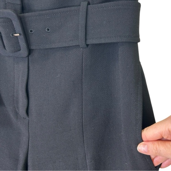 Theory - Women’s Belted Cigarette ‘Camogie’ Pant, Slim-Fit, Career, Black Size 4 - Picture 10 of 14